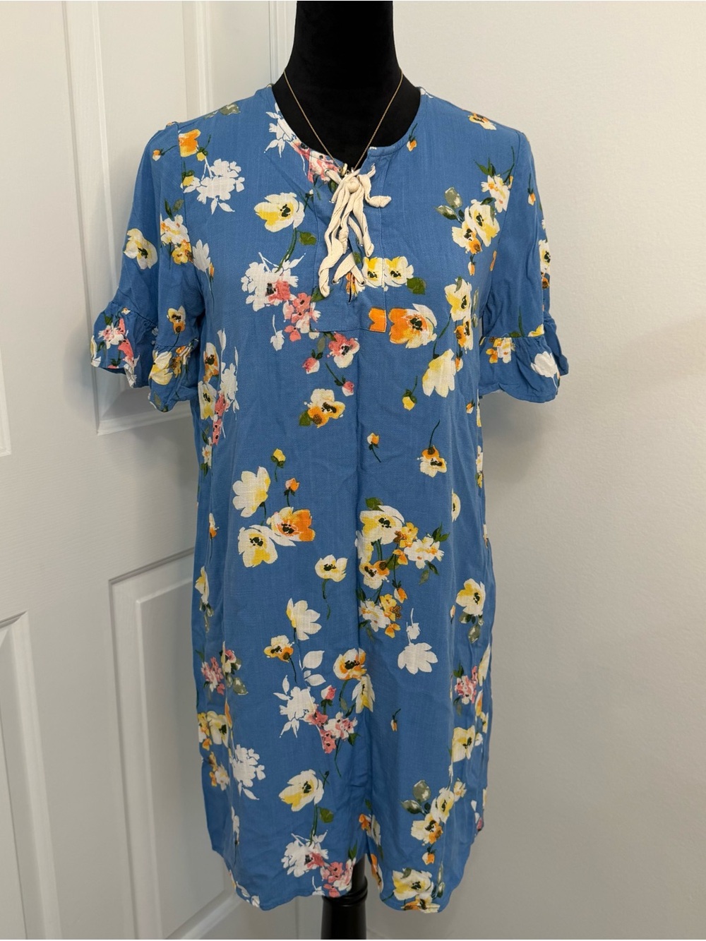 Route 66 Light Blue Floral Dress